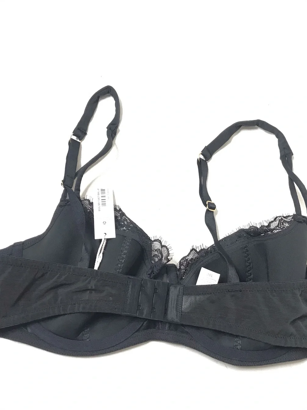 Adore Me Women Leigha Contour Balconette Bra Size 38C Black Lace Underwired New